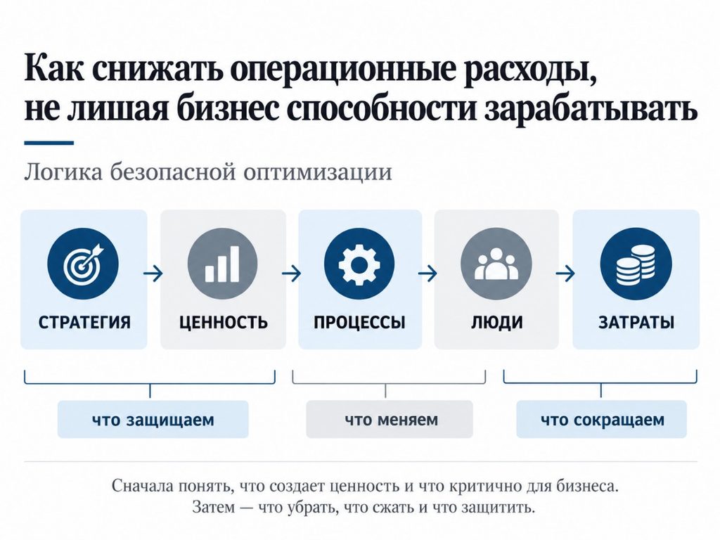 Инфографика: пять вопросов финансовому директору перед снижением операционных расходов